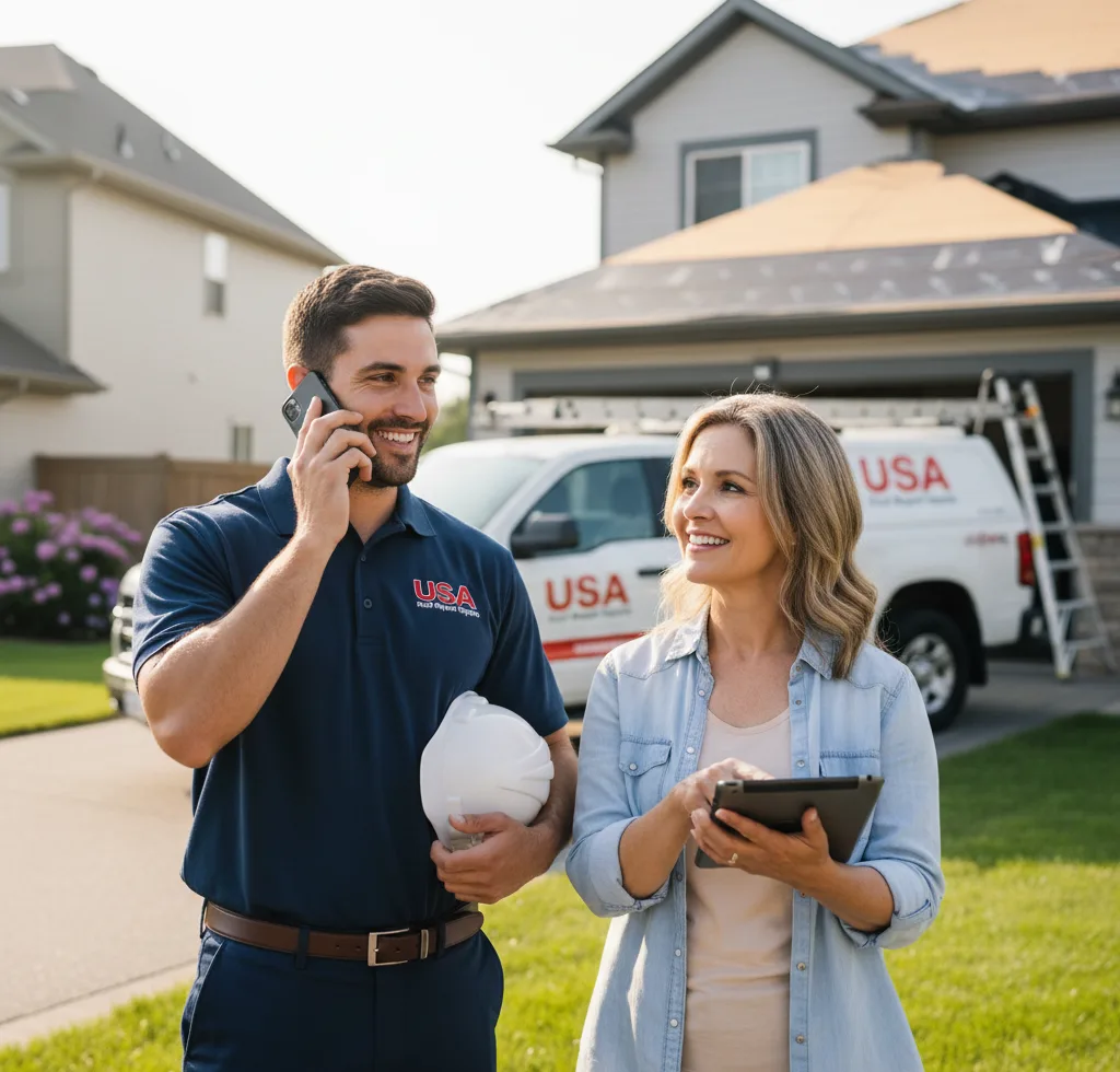 USA Roof Repair Experts customer support in Avenel